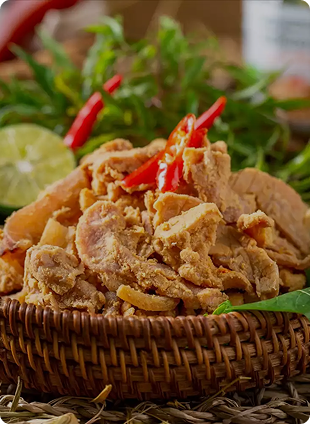 Bữa cơm quê Nhà Cổ & Thịt Quay Đòn